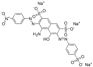 CAS#: 5850-37-3, Trisodium 4-Amino-5-Hydroxy-3-[(4-Nitrophenyl)Azo]-6-[(4-Sulphonatophenyl)Azo]Naphthalene-2,7-Disulphonate