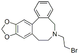 CAS 登录号：58532-43-7， 6-(2-溴乙基)-10,11-亚甲二氧基-5,6,7,8-四氢二苯并[c,e]氮杂环辛四烯