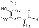 CAS#: 58576-10-6, (2S)-Amino(4-Hydroxy-3,5-Dimethoxyphenyl)Acetic Acid