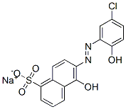 CAS 登录号：5858-56-0， 6-[2-(5-氯-2-羟基苯基)偶氮]-5-羟基-1-萘磺酸钠盐(1:1)