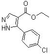 CAS#: 58582-98-2, Ethyl 5-(4-Chlorophenyl)-1H-Pyrazole-4-Carboxylate