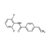 CAS 登录号：586394-98-1， N-(2,6-二氟苯基)-4-乙烯基苯甲酰胺