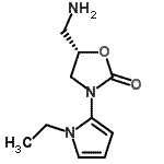 CAS#: 587869-32-7, (5S)-5-(Aminomethyl)-3-(1-Ethyl-1H-Pyrrol-2-Yl)-1,3-Oxazolidin-2-One