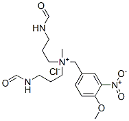 CAS#: 58795-54-3, Bis[3-(Formylamino)Propyl](4-Methoxy-3-Nitrobenzyl)Methylammonium Chloride
