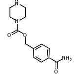 CAS#: 588-88-5, 4-Carbamoylbenzyl 1-Piperazinecarboxylate