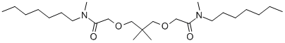 CAS 登录号：58821-96-8， N,N'-二庚基-N,N',5,5-四甲基-3,7-二氧杂壬二酰胺