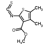 CAS 登录号：588676-61-3， 甲基2-异硫氰酸基-4,5-二甲基-3-噻吩羧酸酯