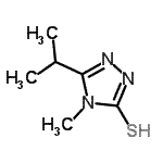 CAS#: 588680-36-8, 5-Isopropyl-4-Methyl-4H-1,2,4-Triazole-3-Thiol