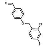 CAS#: 588681-51-0, 4-[(2-Chloro-4-Fluorobenzyl)Oxy]Benzaldehyde