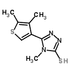 CAS#: 588685-93-2, 5-(4,5-Dimethyl-3-Thienyl)-4-Methyl-4H-1,2,4-Triazole-3-Thiol