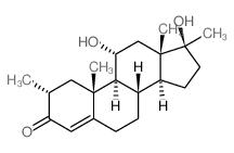 CAS#: 5888-10-8, (2R,8S,9S,10R,11R,13S,14S,17S)-11,17-Dihydroxy-2,10,13,17-Tetramethyl- 2,6,7,8,9,11,12,14,15,16-Decahydro-1H-Cyclopenta[a]Phenanthren-3-One