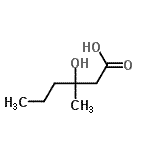CAS#: 58888-76-9, 3-Hydroxy-3-Methyl-Hexanoic Acid