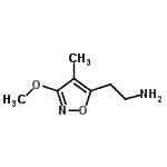 CAS#: 58893-40-6, 2-(3-Methoxy-4-Methyl-1,2-Oxazol-5-Yl)Ethanamine