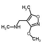 CAS#: 58893-43-9, 1-(3-Methoxy-5-Methyl-1,2-Oxazol-4-Yl)-N-Methylmethanamine