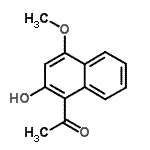 CAS#: 5891-63-4, 1-(2-Hydroxy-4-Methoxy-1-Naphthyl)Ethanone