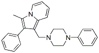 CAS#: 58912-52-0, 2-Phenyl-1-[(4-Phenyl-1-Piperazinyl)Methyl]-3-Methylindolizine