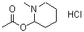 CAS#: 58931-63-8, 1-Methyl-2-Piperidinyl Acetate Hydrochloride (1:1)