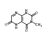 CAS#: 58947-87-8, 3-Methyl-1,5-Dihydro-2,4,6(3H)-Pteridinetrione