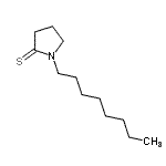 CAS#: 58973-23-2, 1-Octyl-2-Pyrrolidinethione