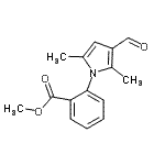 CAS#: 590395-51-0, Methyl 2-(3-Formyl-2,5-Dimethyl-1H-Pyrrol-1-Yl)Benzoate