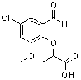 CAS#: 590395-59-8, 2-(4-Chloro-2-Formyl-6-Methoxyphenoxy)Propanoic Acid