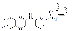 CAS#: 590395-92-9, N-[3-(5,7-Dimethyl-2-Benzoxazolyl)-2-Methylphenyl]-2-(3,4-Dimethylphenoxy)-Acetamide