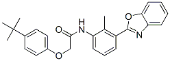 CAS#: 590395-97-4, N-[3-(2-Benzoxazolyl)-2-Methylphenyl]-2-[4-(Tert-Butyl)Phenoxy]-Acetamide