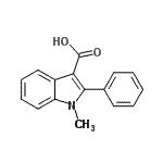 CAS#: 59050-41-8, 1-Methyl-2-Phenyl-1H-Indole-3-Carboxylic Acid