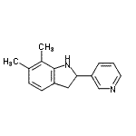 CAS#: 591720-52-4, 6,7-Dimethyl-2-(3-Pyridinyl)Indoline