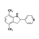 CAS#: 591757-65-2, 4,7-Dimethyl-2-(4-Pyridinyl)Indoline