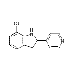 CAS#: 591758-88-2, 7-Chloro-2-(4-Pyridinyl)Indoline