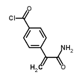 CAS#: 59190-00-0, 4-(3-Amino-3-Oxo-1-Propen-2-Yl)Benzoyl Chloride