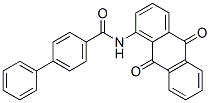 CAS 登录号：5924-63-0， N-(9,10-二氢-9,10-二氧代-1-蒽基)[1,1'-联苯]-4-甲酰胺