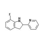 CAS#: 592465-98-0, 7-Fluoro-2-(2-Pyridinyl)Indoline