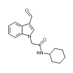 CAS#: 592546-44-6, N-Cyclohexyl-2-(3-Formyl-1H-Indol-1-Yl)Acetamide