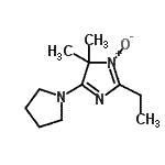 CAS#: 593286-22-7, 2-Ethyl-4,4-Dimethyl-5-(1-Pyrrolidinyl)-4H-Imidazole 3-Oxide