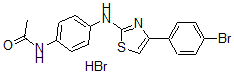 CAS#: 5935-78-4, N-[4-[[4-(4-Bromophenyl)thiazol-2-yl]amino]phenyl]acetamide hydrobromide