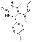 CAS#: 5937-24-6, Ethyl 4-(4-fluorophenyl)-6-methyl-2-oxo-1,2,3,4-tetrahydro-5-pyrimidinecarboxylate