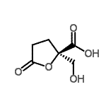 CAS#: 594845-77-9, (2R)-2-(Hydroxymethyl)-5-Oxotetrahydro-2-Furancarboxylic Acid