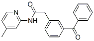 CAS#: 59512-36-6, N-(4-Methyl-2-Pyridyl)-3-Benzoylbenzeneacetamide