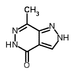 CAS#: 59515-06-9, 7-Methyl-2,5-Dihydro-4H-Pyrazolo[3,4-d]Pyridazin-4-One