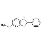 CAS#: 595545-71-4, 5-Methoxy-2-(4-Pyridinyl)Indoline