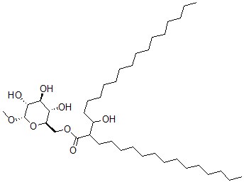 CAS#: 59578-07-3, Methyl 6-O-(2-tetradecyl-3-hydroxyoctadecanoyl)-alpha-D-glucopyranoside