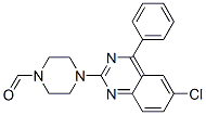 CAS#: 5960-46-3, 4-(6-Chloro-4-Phenyl-Quinazolin-2-Yl)Piperazine-1-Carbaldehyde