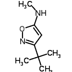 CAS#: 59669-75-9, N-Methyl-3-(2-Methyl-2-Propanyl)-1,2-Oxazol-5-Amine