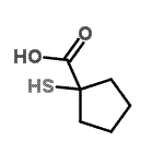 CAS#: 59679-20-8, 1-Sulfanylcyclopentanecarboxylic Acid