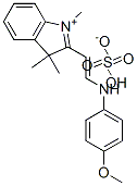 CAS#: 59737-01-8, 2-[2-[(4-Methoxyphenyl)Amino]Vinyl]-1,3,3-Trimethyl-3H-Indolium Hydrogen Sulphate