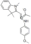 CAS#: 59737-02-9, 2-[2-[(4-Methoxyphenyl)Amino]Vinyl]-1,3,3-Trimethyl-3H-Indolium Acetate