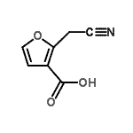 CAS#: 59760-39-3, 2-(Cyanomethyl)-3-Furoic Acid