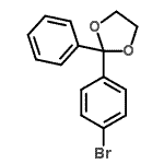 CAS#: 59793-76-9, 2-(4-Bromophenyl)-2-Phenyl-1,3-Dioxolane